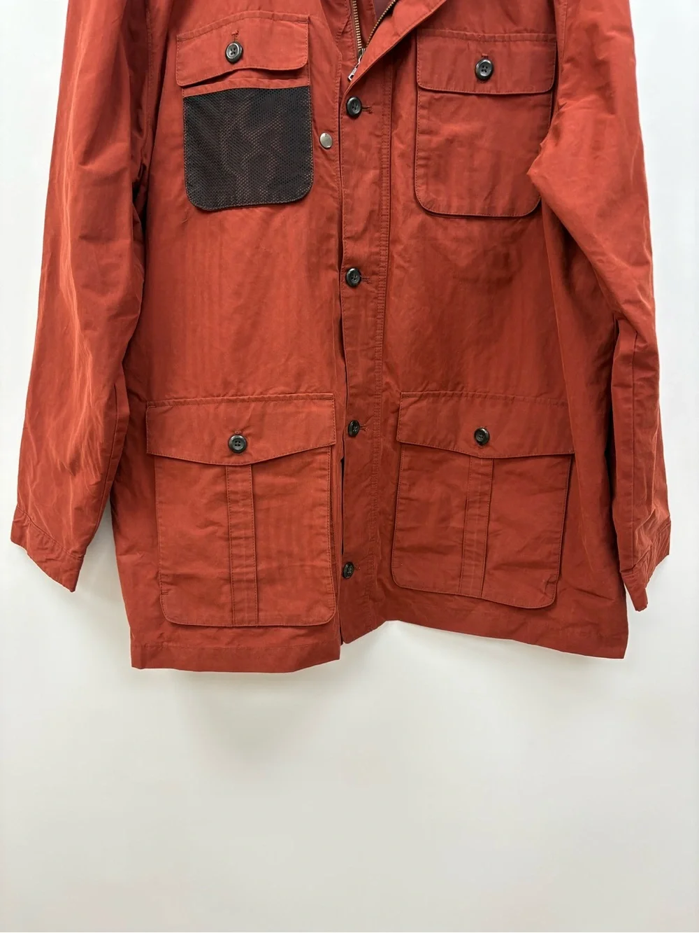 NWOT Men's Banana Republic Utility Chore Coat Field Jacket Burnt Orange XXL